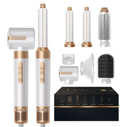 7 in 1 Professional Hair Straightener 1400W Hair Curler Electric Comb Hair Dryer Brush Hot Hair Volume Curlers Hair Style Set