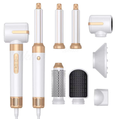 7 in 1 Professional Hair Straightener 1400W Hair Curler Electric Comb Hair Dryer Brush Hot Hair Volume Curlers Hair Style Set