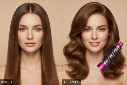 Cepillo Redondo - Antes y Después